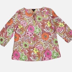 Talbots silk top